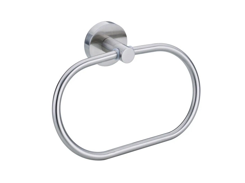 Gedy Portasciugamani Ad Anello Nevis | Cromo In Acciaio Inossidabile Per Bagno