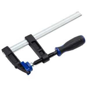 Morsetto a vite LUX in ghisa temperata 150x50 mm Comfort, strumento di serraggio per il fai da te.