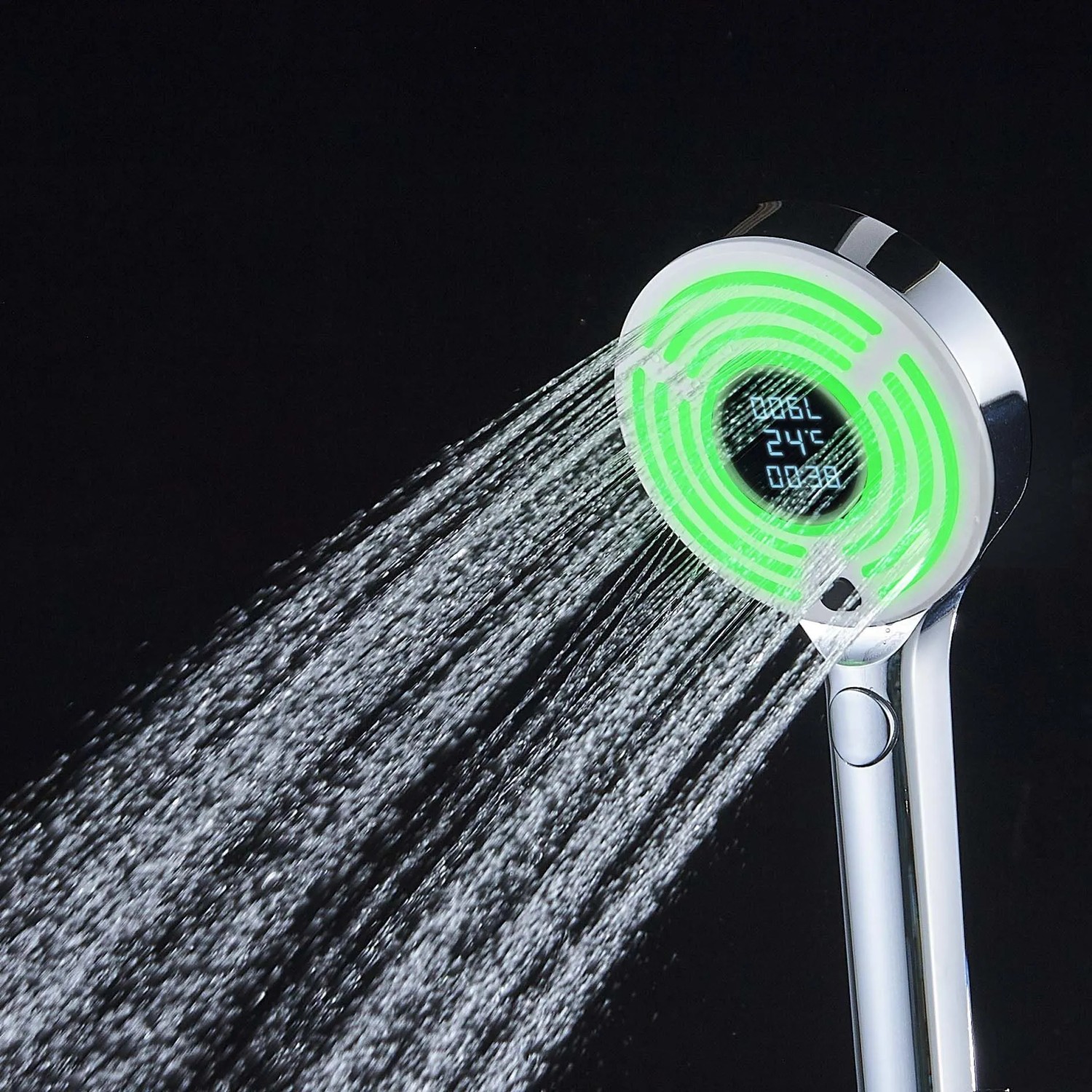 Doccia Sense 3 getti con display digitale e LED cromo_2