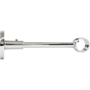 Staffa per bastone per tenda Mydeco Wire, cromata, Ø 2 cm. Supporto a parete per bastone per tenda.