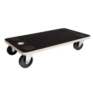 OBI Tavola di trasporto TER-400-M, rettangolare, rivestita, con 4 ruote, fino a 400 kg.