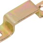 Anello per chiavistello zincato giallo, 30x14 mm, per alloggiare un chiavistello e avvitare.