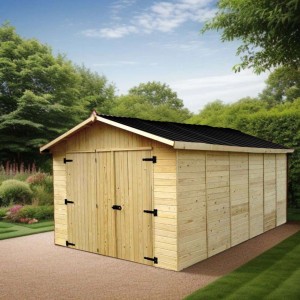 Garage a pannelli sp 16 mm 280x480 cm