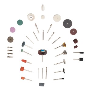 Set LUX Minitool, 140 pezzi: Accessori per utensili miniaturizzati per tagliare, levigare, fresare, lucidare e forare.