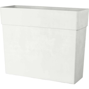 Fioriera divisoria bianca Deroma Like, 65x78x29,5 cm, in plastica.