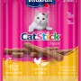 Vitakraft Cat Stick Pollame e Fegato, confezione da 3. Snack per gatti senza zucchero.