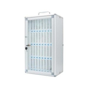Armadietto porta cellulari 36 scomparti alluminio