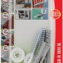 Tassello universale Fischer UX 8x50 con gancio, adatto per materiali da costruzione pieni, forati e a pannello, 2 pezzi.