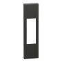 Placca t.b.t. antracite per interruttori e prese.
