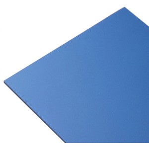 Lastra in plastica blu t.b.t., adatta come Copertura plastica o Lastra alveolare.