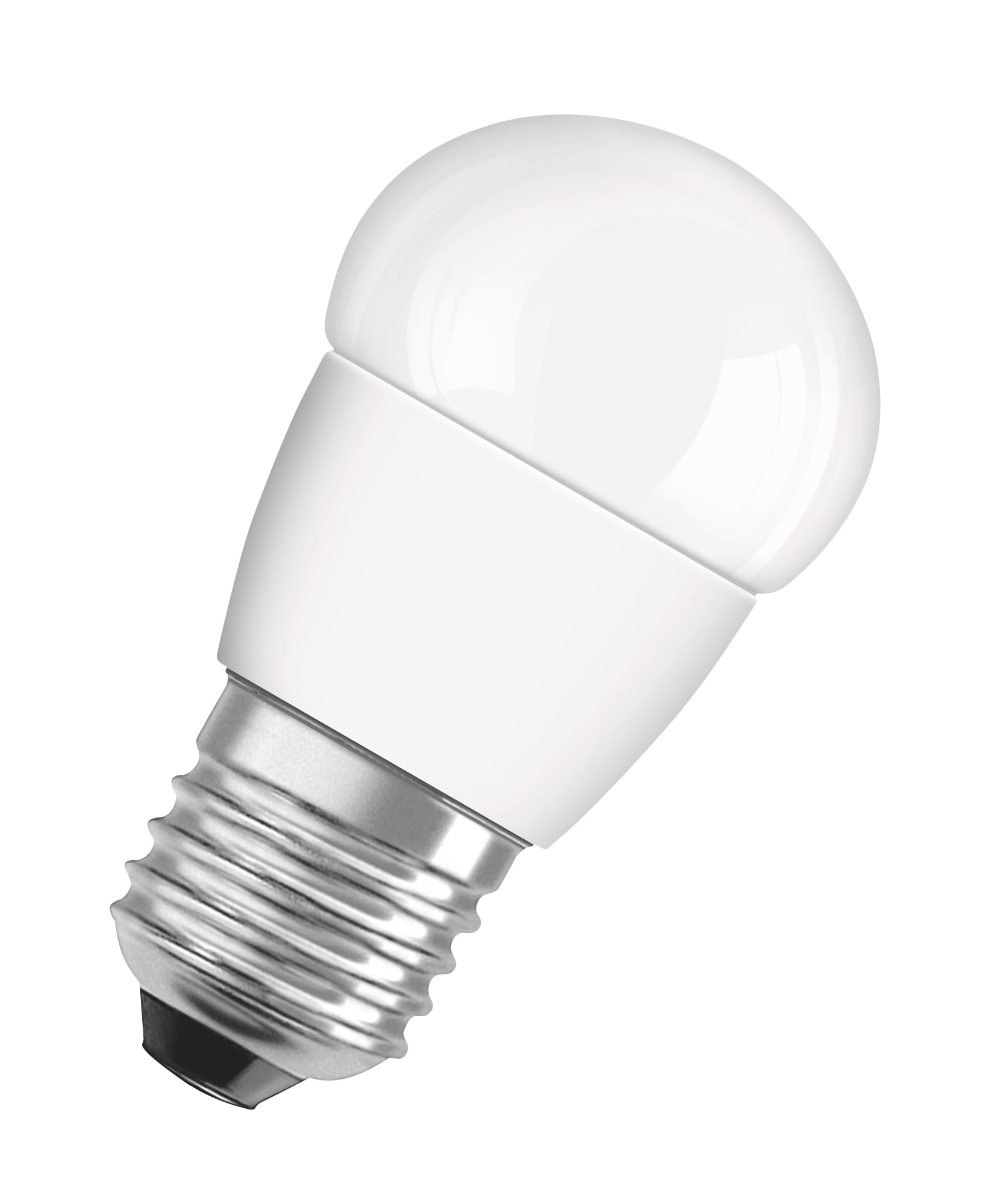 Osram lampadina LED sferica E27 6 W bianco caldo opaco