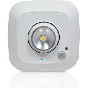 Torce Avidsen bianca con sensore di movimento per uso esterno.