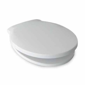 Copriwater Quarzo urea soft-close sgancio rapido fissaggio basso bianco