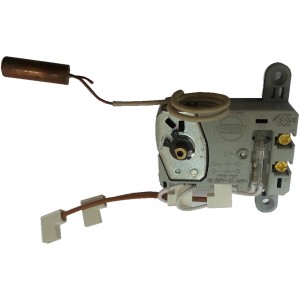 Ricambio scaldabagno: Termostato con sensore e connessioni.