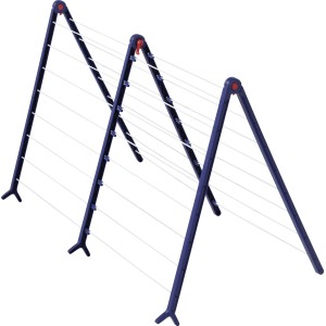 Leifheit Pegasus V Duo stendibiancheria da vasca, uno stendino blu per la vasca da bagno.