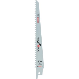 Lama per sega a sciabola Bosch Pro S 644 D Top for Wood, confezione da 2, per legno e plastica.