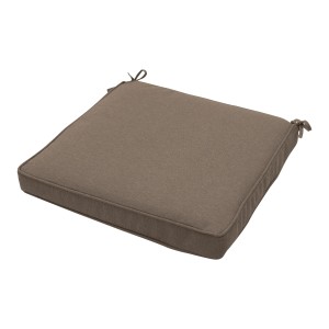 Cuscino da esterno quadrato t.b.t. marrone per mobili da giardino.