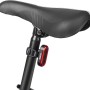 Luce posteriore rossa t.b.t. per bici fissata alla bicicletta.