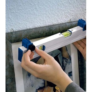 LUX Perfect-Marker per allineare quadri, set da 2 pezzi con punte in acciaio e portamatita.