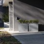 Vaso Swingmood in plastica con ruote 70 cm grigio fumo_2