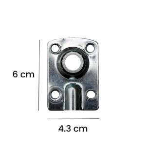 Cuscinetto tapparelle sfilabile zincato 43x60 mm
