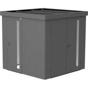 Porta aggiuntiva Biohort per casetta Neo in grigio quarzo metallizzato.