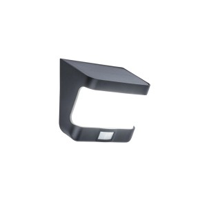 Lutec LED Lampada da parete solare Try, nero opaco, con sensore di movimento. Ideale per esterni.