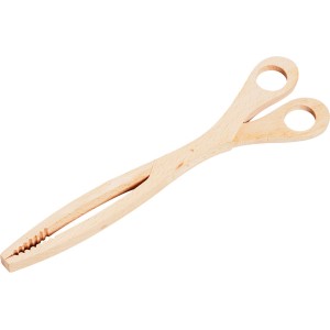 Pinza da barbecue in legno, 29 cm, per girare il cibo. Utensile da barbecue pratico per ogni grigliatore.