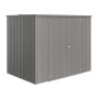 Armadio per attrezzi Biohort Large, 177x222x150 cm, grigio quarzo metallizzato. Armadio da giardino chiudibile a chiave e resistente alla pioggia.