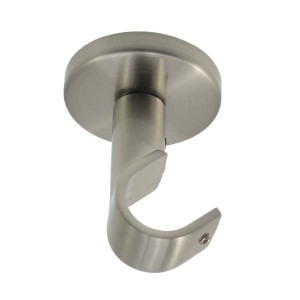 Supporto soffitto Ø 20 mm nichel satinato