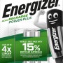 Energizer Power Plus AAA batterie ricaricabili, confezione da 2, 700 mAh.