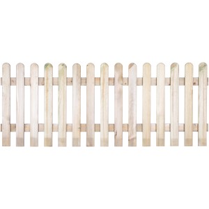 Recinzione da giardino in legno chiaro, staccionata