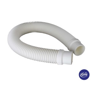Tubo flessibile bianco per piscina, per tecnologia piscine.