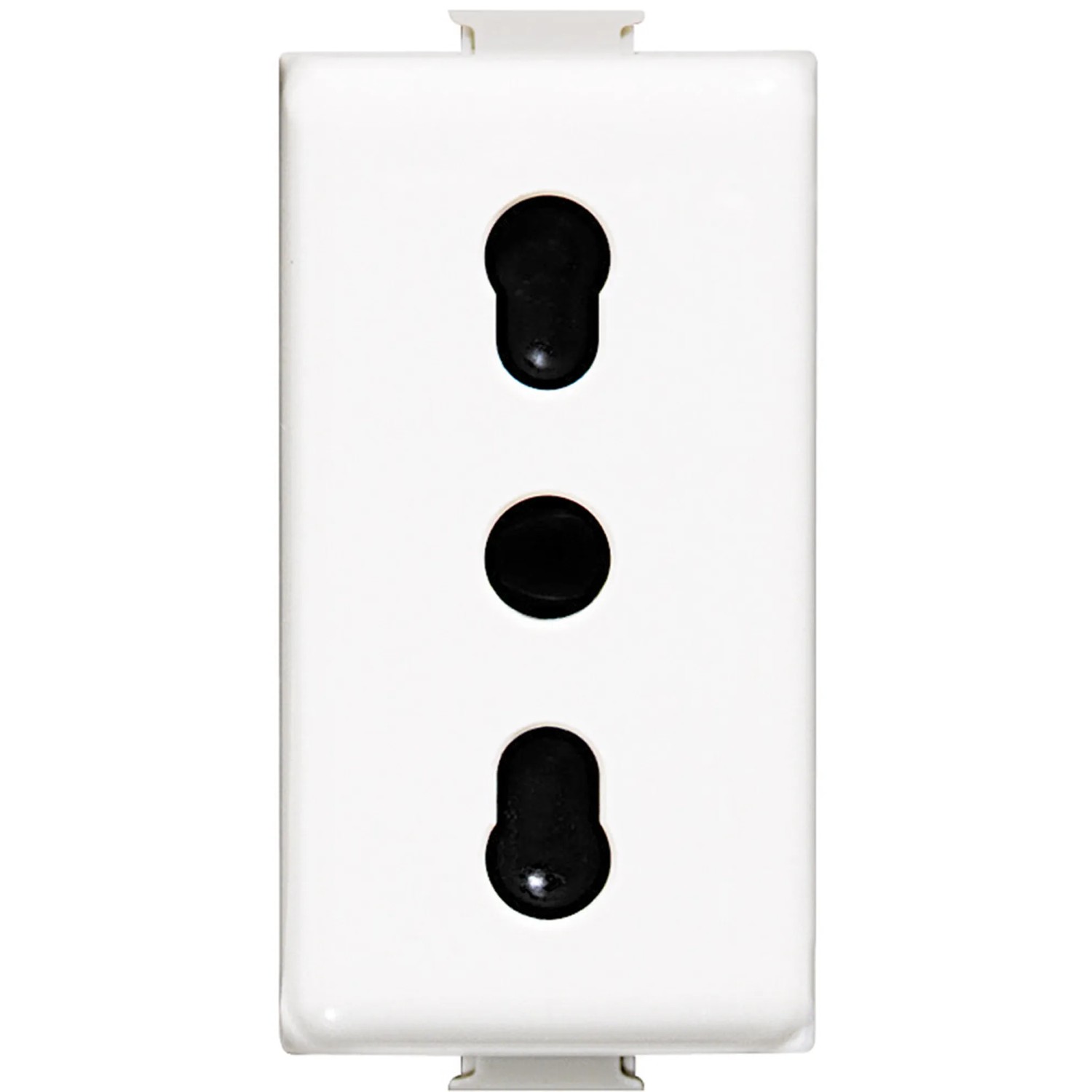 Presa Bipasso Elektronova 10/16A Compatibile Bticino Matix – 4 Pezzi Bianco