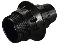 Portalampada E27 Con Interruttore - Nero, 240V, Per Uso Domestico