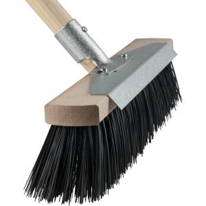 Scopa LUX Elasdra con manico, 140 cm, per pulizie gravose in esterni.