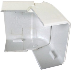 Angolo bianco per cavi per locali umidi, t.b.t.