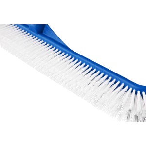 Spazzola per piscina Bestway Aquabroom con corpo blu e setole bianche per la pulizia della piscina.