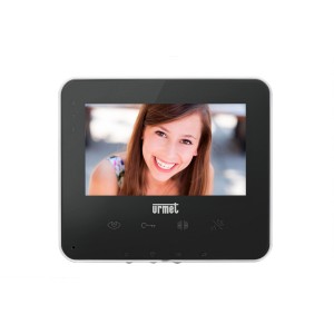 Citofono t.b.t. con monitor e comandi.