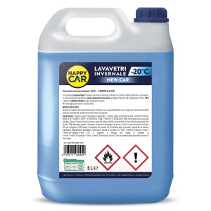 Liquido lavavetri invernale -20°C Happy Car 5 l