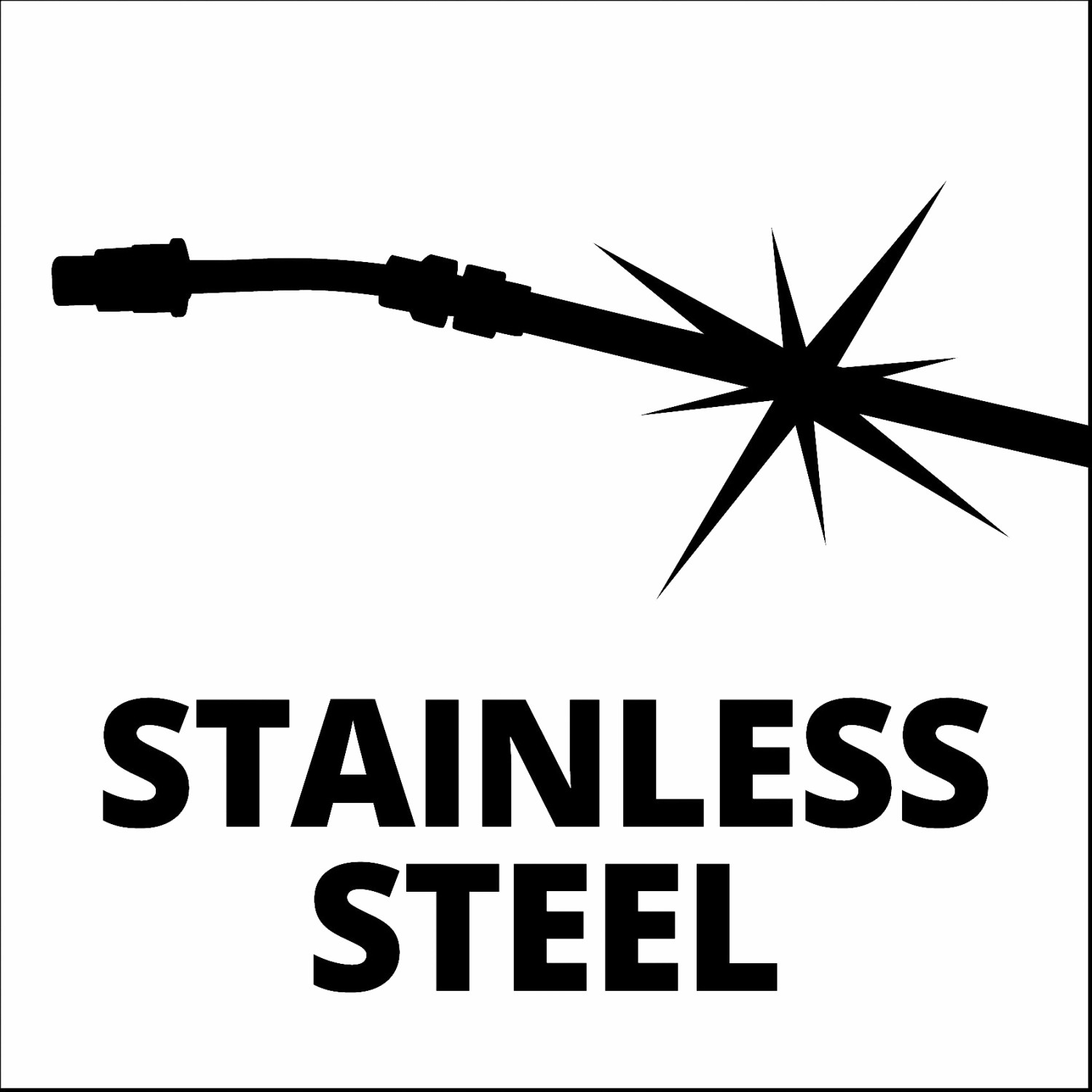 Lancia a spruzzo in acciaio inox per Einhell Power X-Change GE-WS 18/150 Li-Solo.