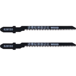 Due lame per seghetto alternativo t.b.t. nere per legno.