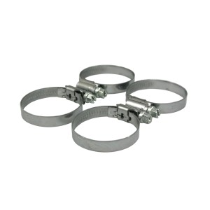 Summer Fun Fascette stringitubo in acciaio inox, set da 4 (30-45mm) per installazione piscina.