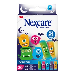 Cerotti Nexcare™ 3M Happy Kids Monsters 20 pz assortiti