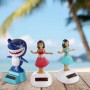 Figure solari decorative: Squalo e ragazze hula per giardino o balcone.