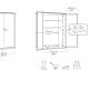 Porta attrezzi in plastica Keter Vertical sp. 20 mm marrone scuro 1,16 m²_7