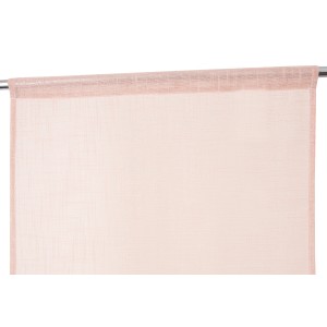 Tenda t.b.t. in tessuto rosa chiaro, leggermente trasparente.