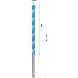 Punta universale Bosch Expert Multi Construction CYL-9, 12 mm, per diversi materiali.