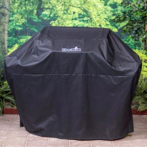 Copertura nera Char-Broil per grill a gas a 3-4 bruciatori, protezione da vento e intemperie.