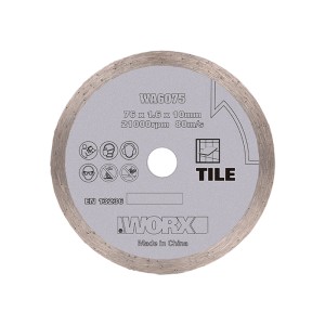 Disco da taglio WORX WA6075 per tagliapiastrelle, 76x1.6x10mm.